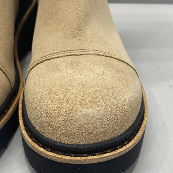 NEW SOREL Women’s Joan Now Chelsea Boots Canoe/Black Size 10 Waterproof Leather - Picture 6 of 7